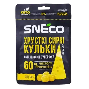 Сир сушений кружальцями "Суперфуд" 60% протеїну, 28г купити
