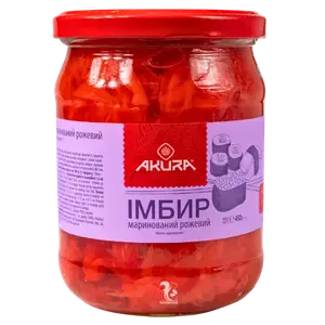 Імбир Маринований Рожевий Akura, 450мл AKURA купити