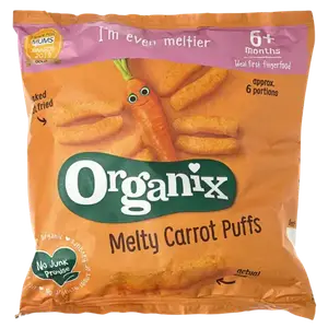 Палички кукурудзяні з морквою органічні Organix (з 6 місяців), 20г купити