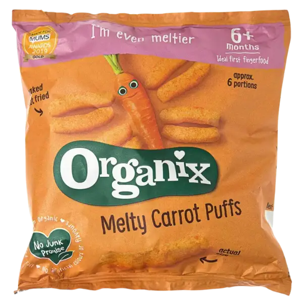 Палички кукурудзяні з морквою органічні Organix (з 6 місяців), 20г купити