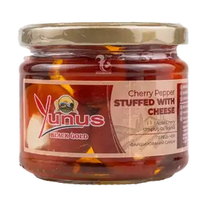 Червоний перець фарширований сиром Yunus, 290г купити