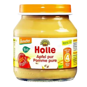 Дитяче харчування Яблуко 100% пюре органічне (з 4 місяців) Holle, 125г купити