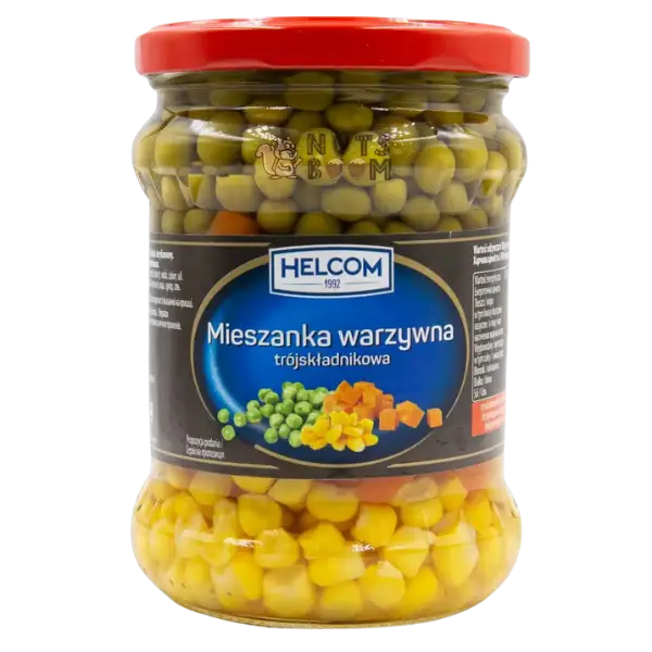 Овочева суміш Helcom (горошок, кукурудза, морква), 480г купити