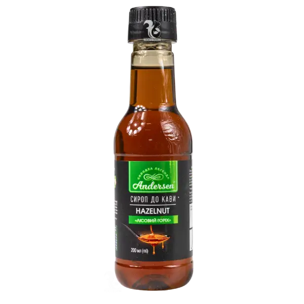 Сироп до кави Лісовий горіх Andersen, 200мл купити