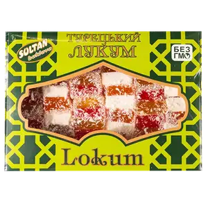 Турецький лукум Sultan фруктове асорті, 600г купити