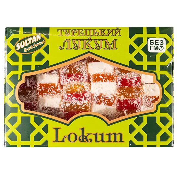 Турецький лукум Sultan фруктове асорті, 600г купити