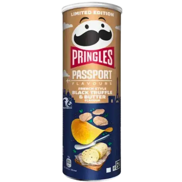 Чипси Pringles Black Truffle and Butter, 165г купити