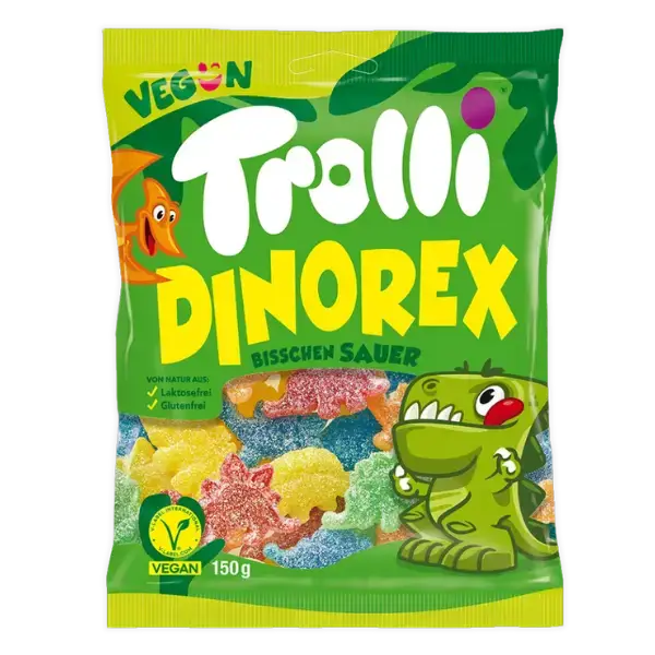 Цукерки Желейні Trolli Dinorex, 150г купити