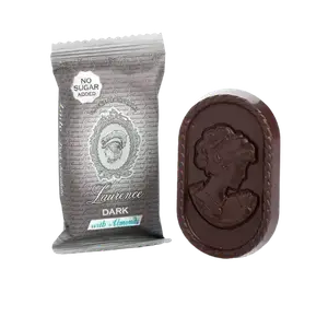 Lady no sugar dark chocolate with almonds / Леді чорний шоколад з мигдалем (без цукру), 200 г купити