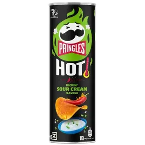 Чипси Pringles Hot Kickin Sour Cream, 160г купити