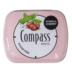 Льодяники Compass зі смаком вишні (без цукру), 14г купити