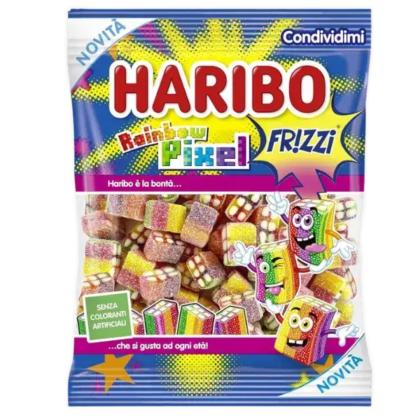 Жувальні цукерки Haribo Rainbow Pixel, 160г купити