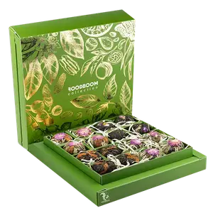 Подарунковий набір в'язаних чаїв "Premium Green" купити