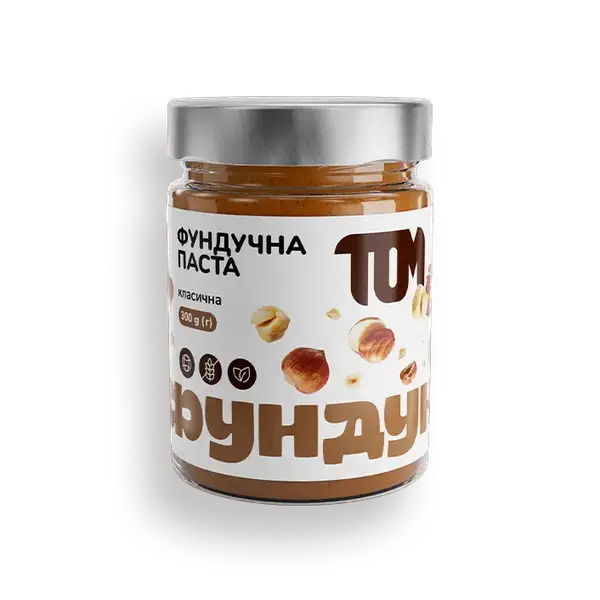 Паста з фундука класична, 300г купити