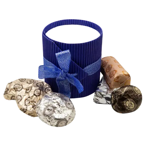 Подарунковий тубус цукерок Laurence "Blue S", 210г купити