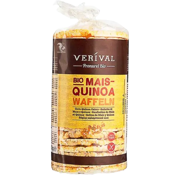 Вафлі кукурудзяні з кіноа органічні Verival, 100г купити