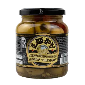 Оливки Lupy пікантні Chupadeos (без кісточки), 350г купити