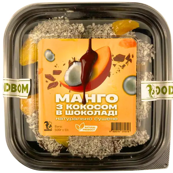 Манго з кокосовою стружкою в шоколаді, 500г купити