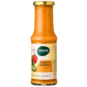 Соус для бургерів та сендвічів органічний Naturata, 210мл купити