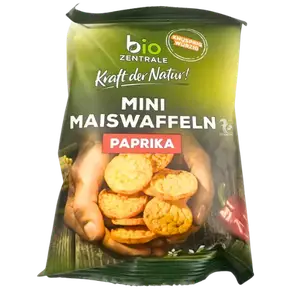 Коржики кукурудзяні з паприкою органічні Bio Zentrale, 50г купити