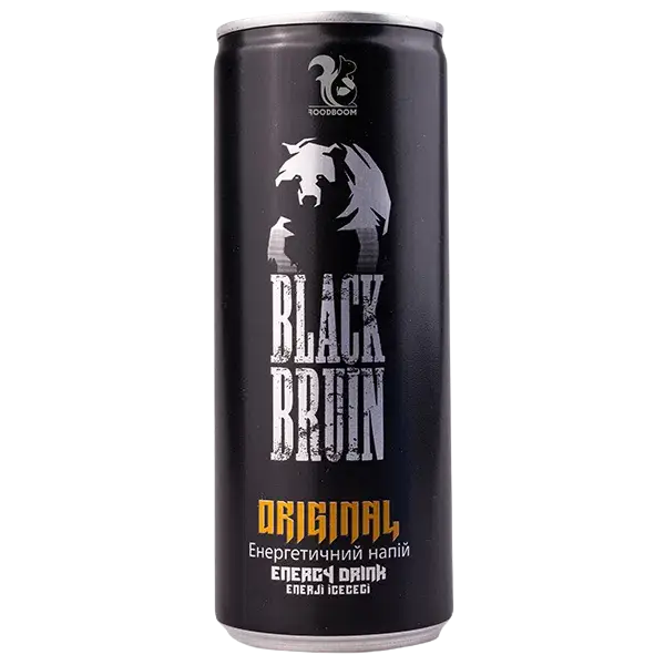 Напій Енергетичний Black Bruin, 250мл, 10 шт. купити