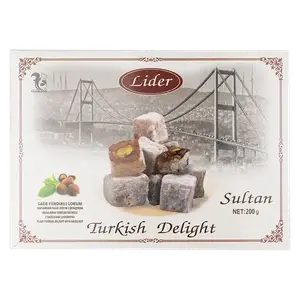 Турецький рахат-лукум Lider з фундуком, 200г купити