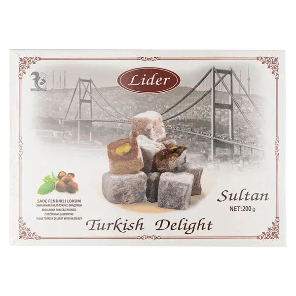 Турецький рахат-лукум Lider з фундуком, 200г купити