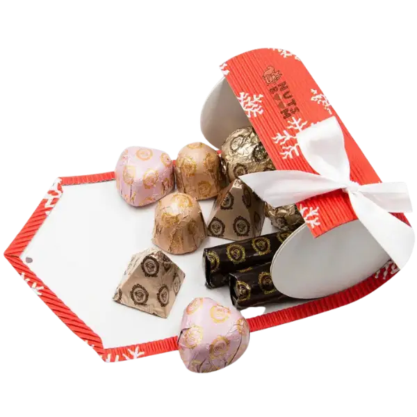 Подарунковий тубус цукерок Laurence "Red M", 335г купити