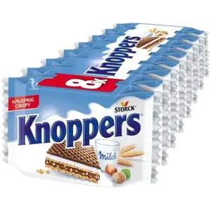 Вафлі з лісовим горіхом Knoppers (8шт) купити