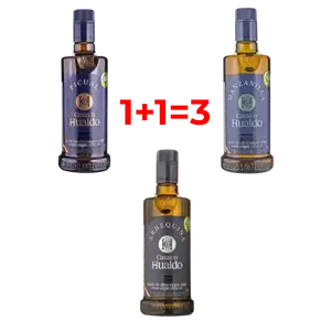 1,5л Оливкової олії Casas de Hualdo (Arbequina+Picual+Manzanilla), 1+1=3 купити