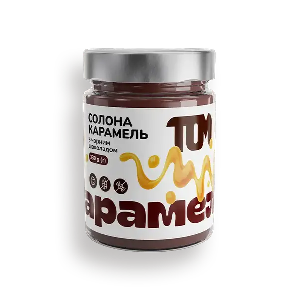 Карамель з чорним шоколадом, 330г купити