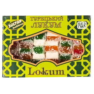 Турецький лукум Sultan фруктове асорті, 600г купити