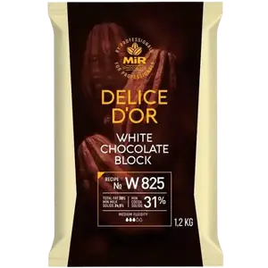 Білий шоколад Delice D`or блок, 1,2кг купити