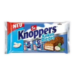 Батончик Knoppers карамель-кокос, 200г купити