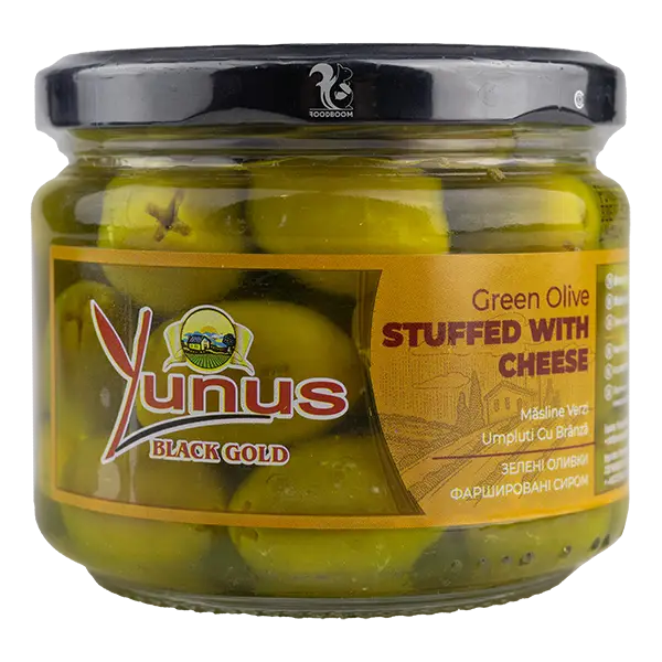 Оливки Yunus фаршировані сиром, 290г купити