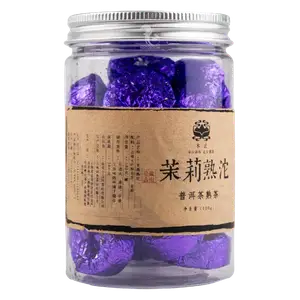 Маленька баночка Шу Пуеру з жасмином 12/113, 100г купити