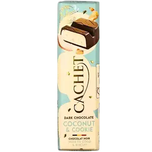 Батончик Cachet кокос та печиво, 45г купити