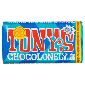 Шоколад Tony's chip cookie, 180г купити
