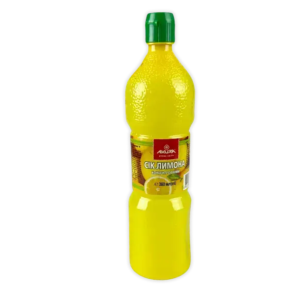 Сік лимону концентрований, 380мл AKURA купити
