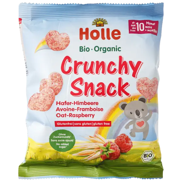 Сердечка кукурудзяні Овес і малина органічні Holle (з 10 місяців), 30г купити
