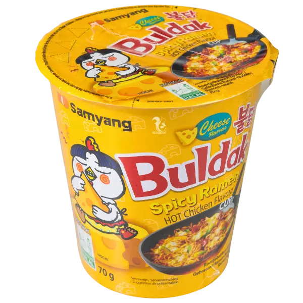 Локшина Buldak Ramen гостра курка з сиром, 70г купити