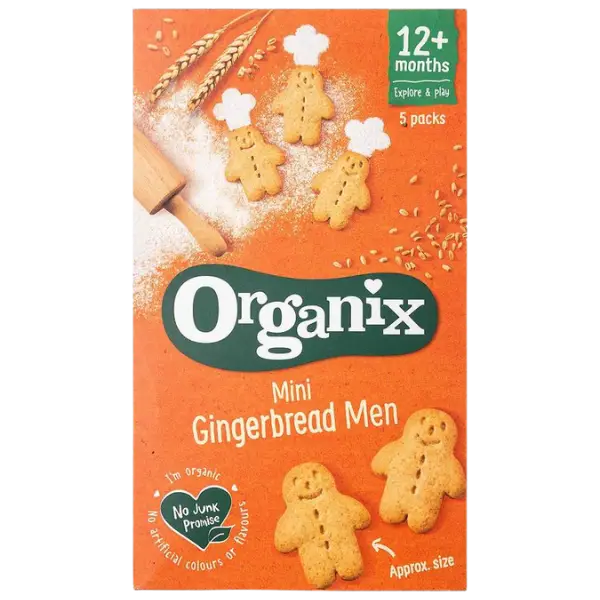 Пряники міні Джинджермен органічні Organix, 5х20г купити