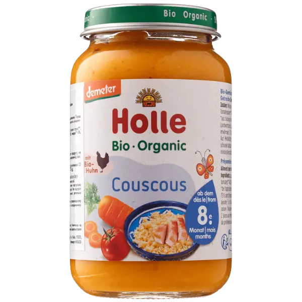 Дитяче харчування Кус-куc з куркою пюре органічне Holle (з 8 місяців), 220г купити