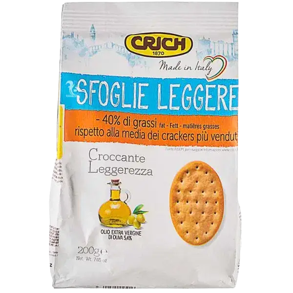 Крекер Leggere з оливковою олією Crich, 200г купити