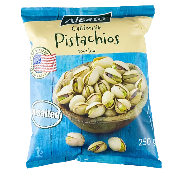 Фісташки Каліфорнійські Alesto (без солі), 250г купити