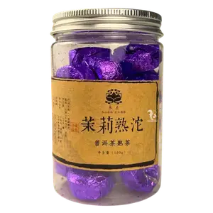 Маленька баночка Шу Пуеру з жасмином 12/113, 100г купити