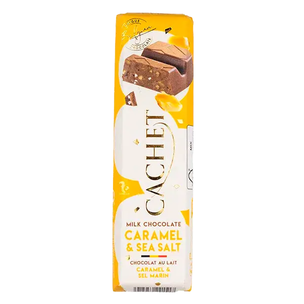 Батончик Cachet карамель та сіль, 50г купити