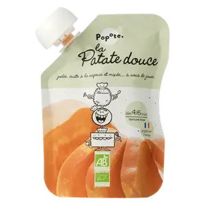 Дитяче харчування Батат пюре органічне Popote (з 4/6 місяців), 120г купити