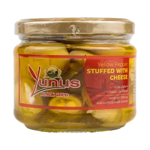 Жовтий перець фарширований сиром Yunus, 290г купити
