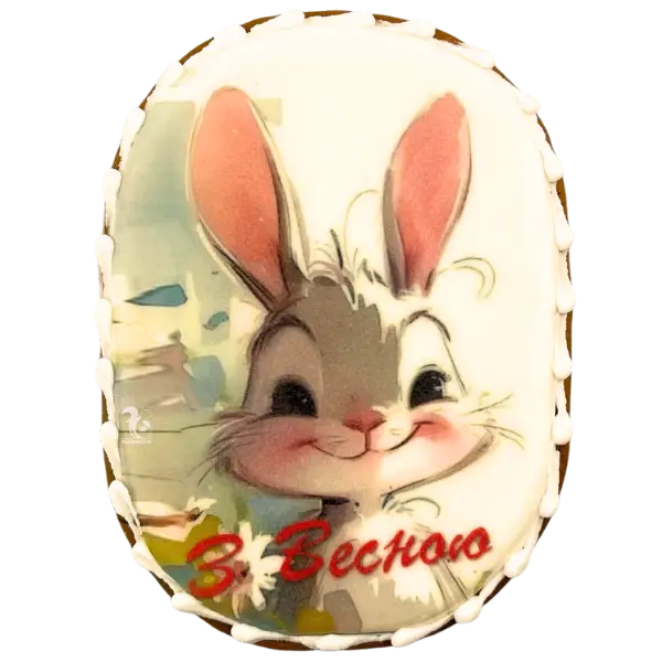 Імбирний пряник "З весною Зайчик" купити